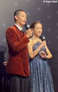 金馬60／星光紅毯登場！楊千霈曬裸背辣爆　攜手曹佑寧扛主持棒